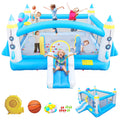 Inflatable Bounce House with Blower, 198" x 180" x 96" Tall E503