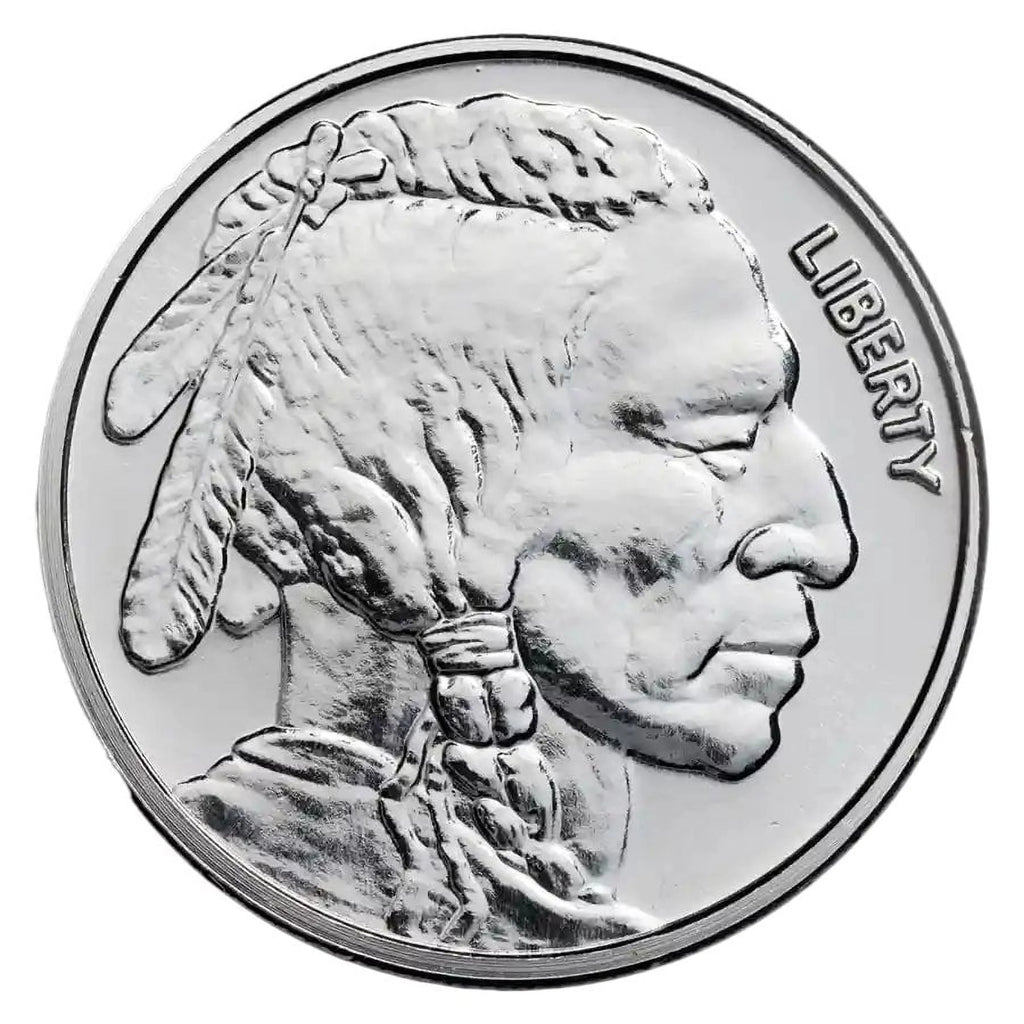 1 oz Silver Buffalo Round Tube of 20 Q3675
