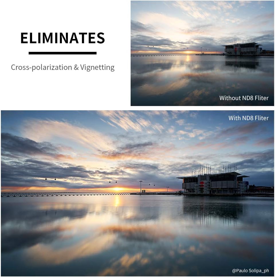 67mm Fixed ND Lens Filter Kit with 28 Layers Multi-Coated HD Optical Glass and 4-Filter Pouch F359