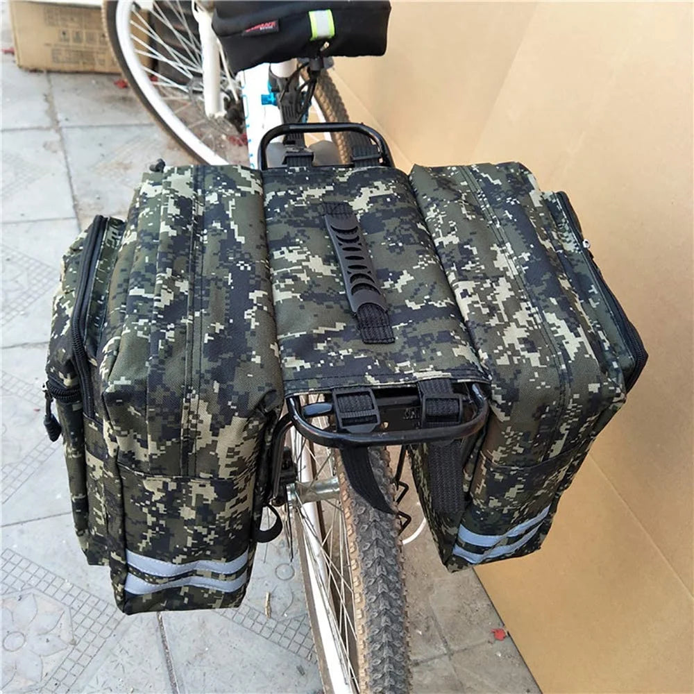 Rear Seat Bag Cycling Bike Rack Double Pannier Bag Y340980