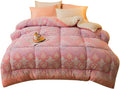 Pink Carved Lamb Cashmere Quilt, 180x200cm O9987