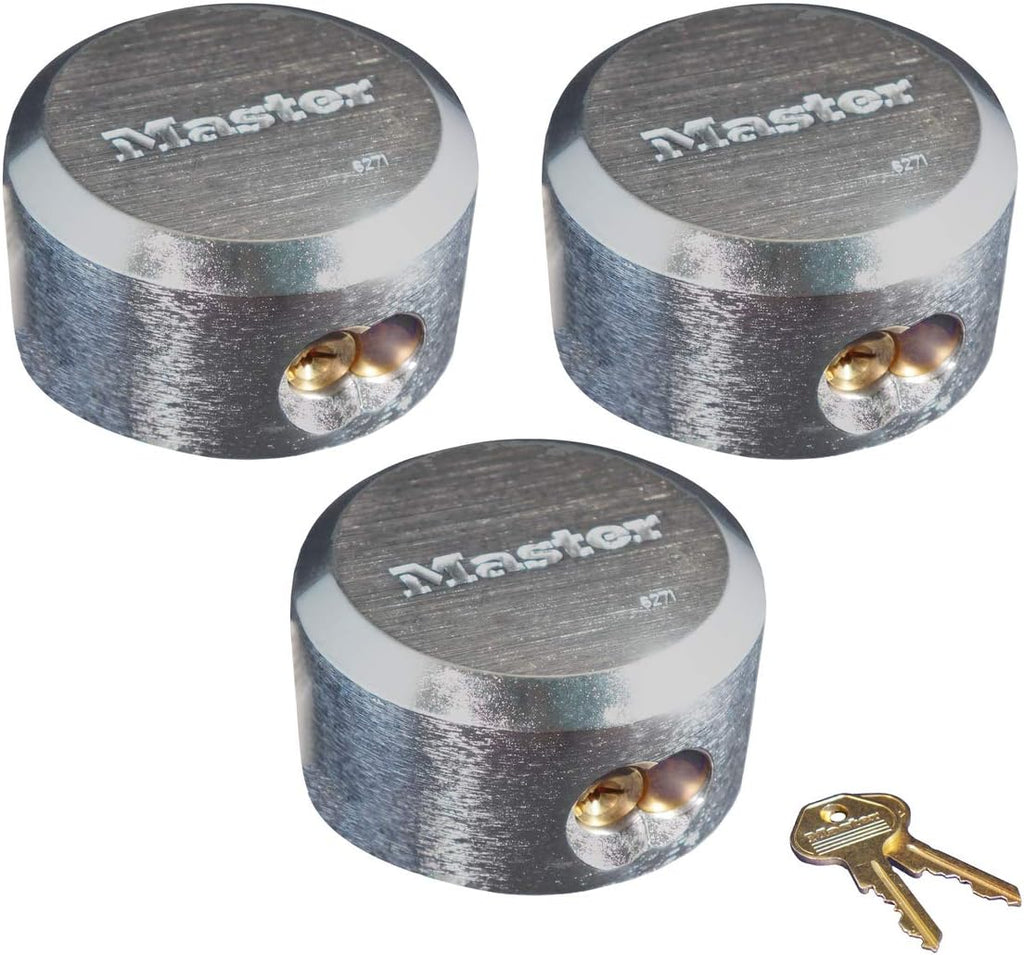 4 Hidden Shackle Padlocks Keyed Alike F5695