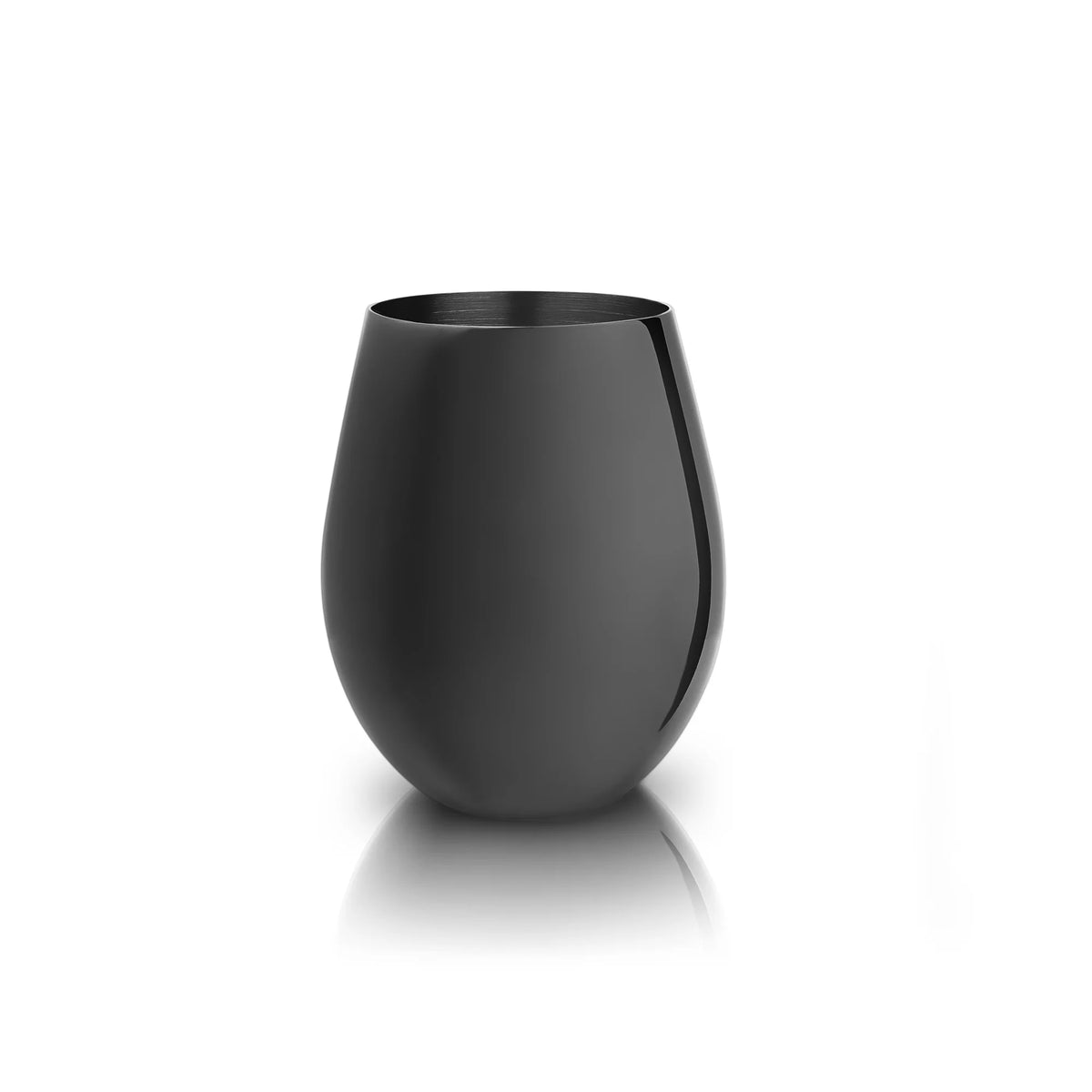 Stemless Wine Glasses Stainless Steel Black 18 Oz J5119