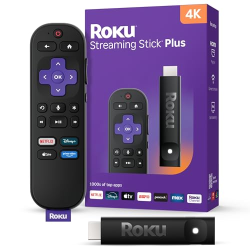 4K HDR Roku Streaming Device with Voice Remote B592824