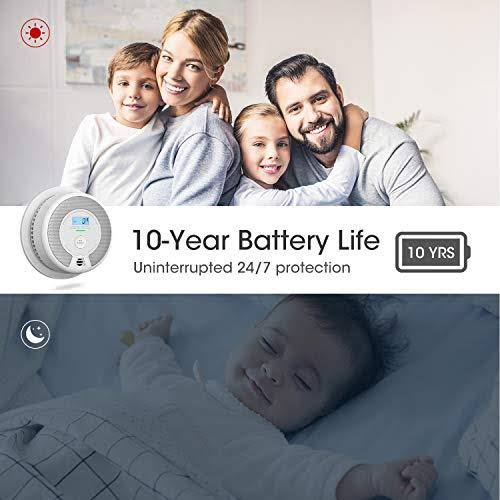 10-Year Battery Combination Smoke & Carbon Monoxide Alarm X627