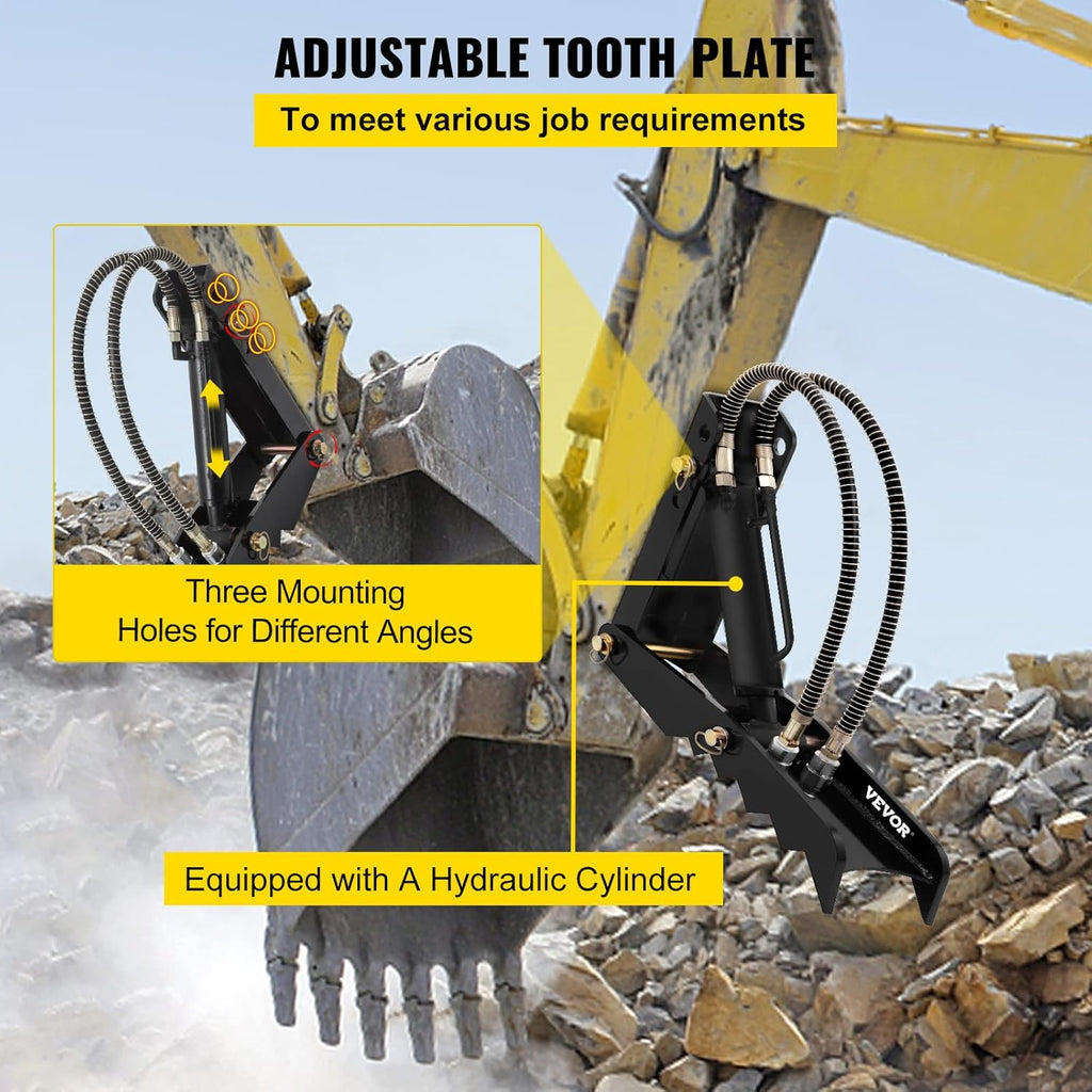 21 inch Hydraulic Backhoe Thumb Attachment with Cylinder N37013