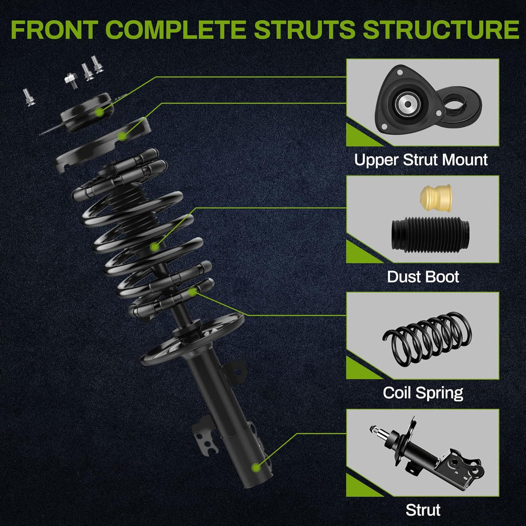 Front Pair Complete Quick Struts J780354