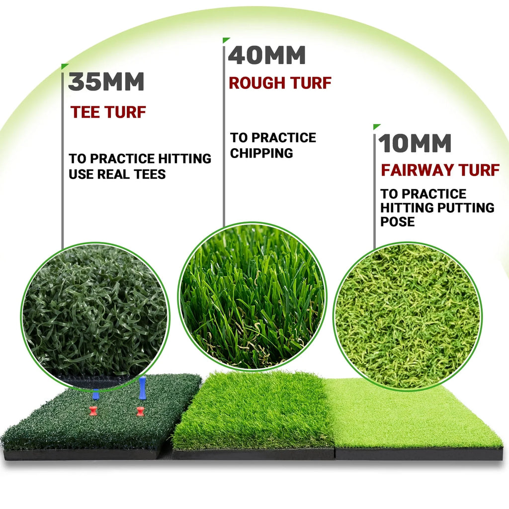 10 x 7 ft Golf Practice Net with Mat, Tees and Balls N11788