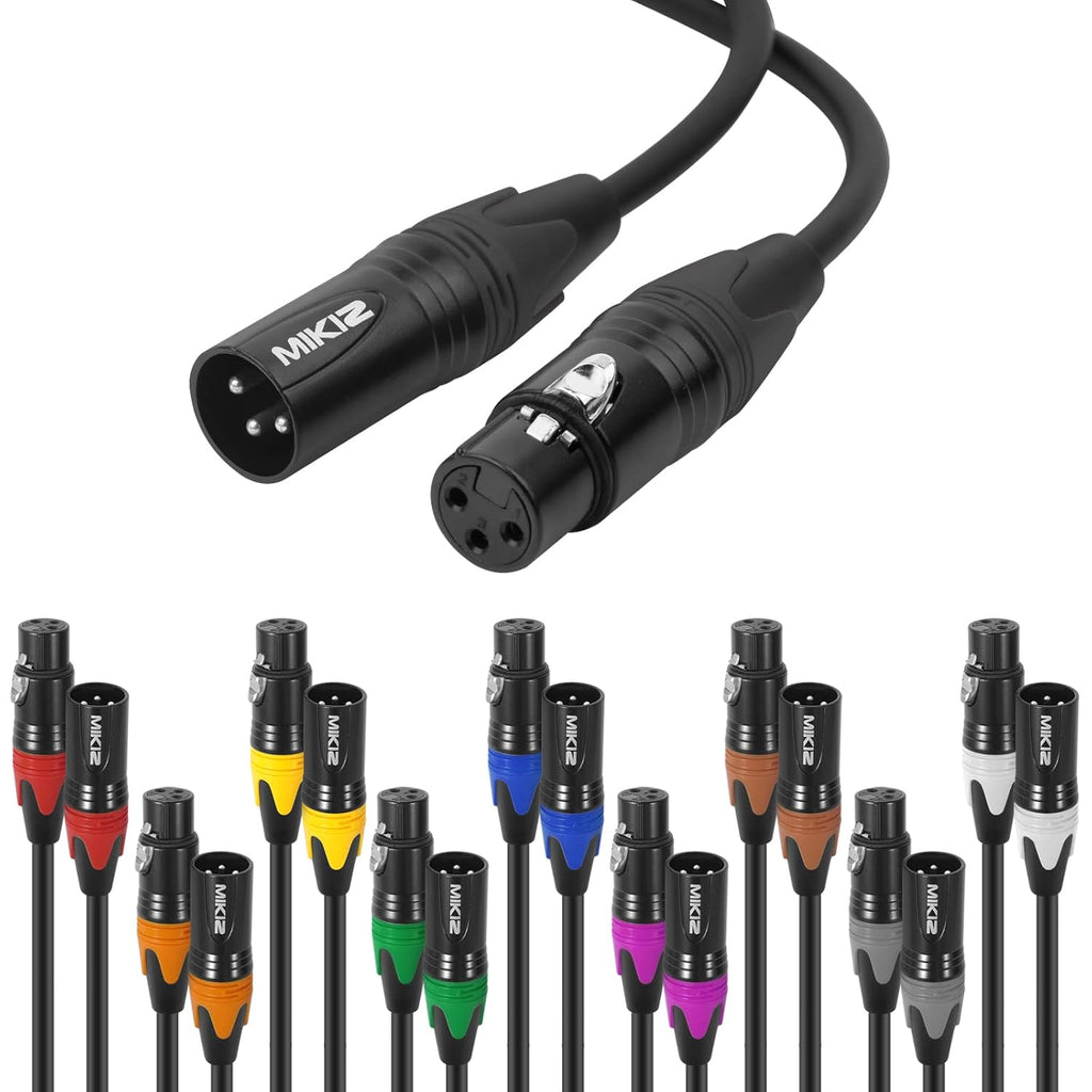 25 ft XLR Male to Female Patch Cables U498
