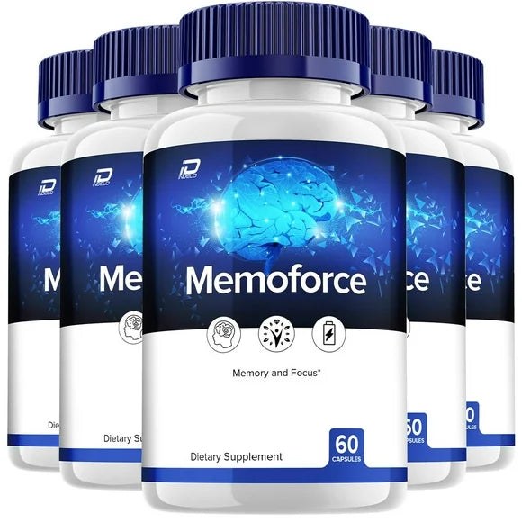 All-Natural Memory and Focus Support Capsules 5 Pack 300 Capsules W421364