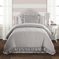 King Light Gray Comforter Set K790