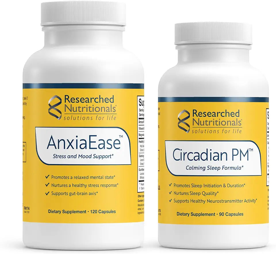 120 Capsules & 90 Capsules Stress, Cortisol Management & Mood Support Supplement P96440
