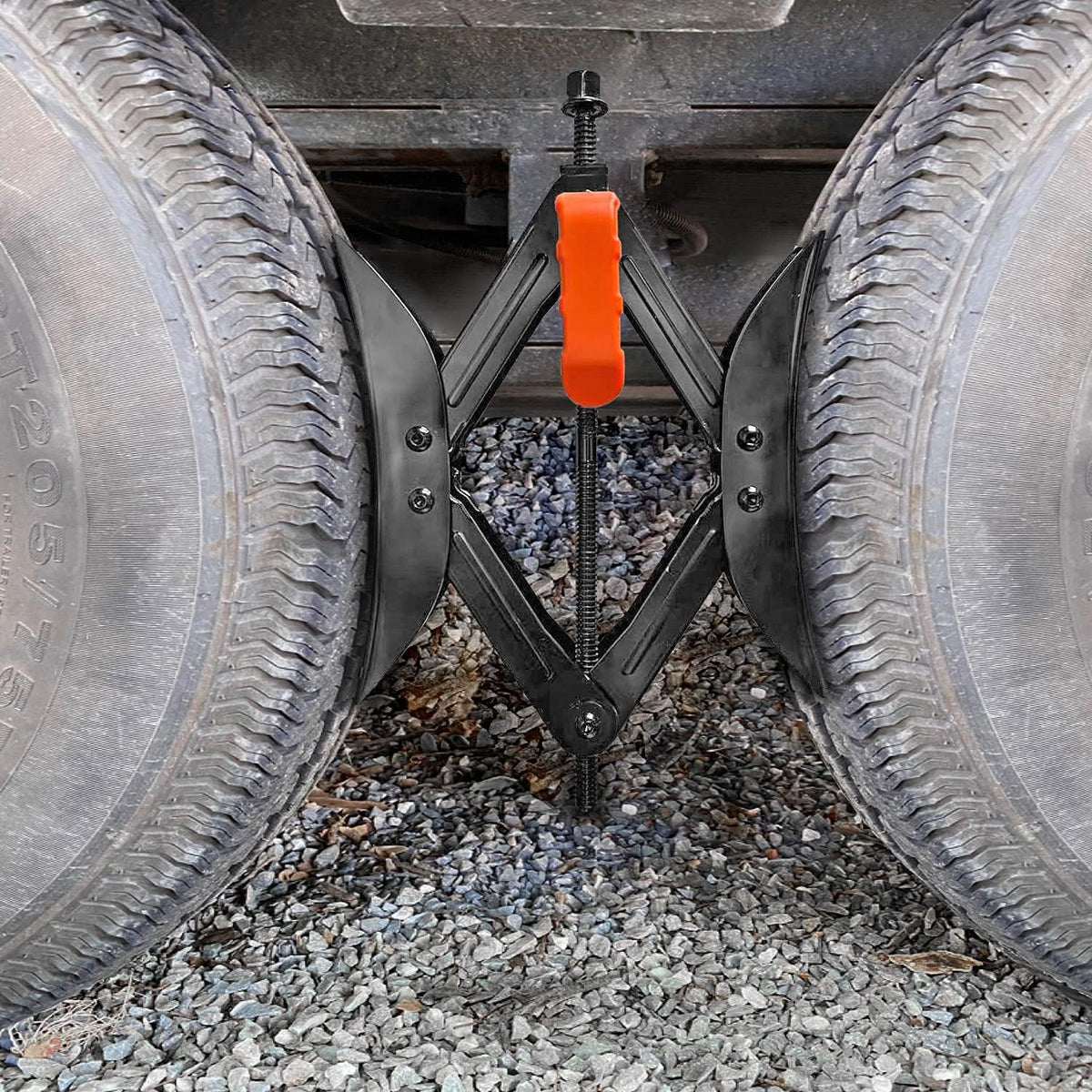 X Shaped Camper Wheel Chock Stabilizers 2 Sets Q369