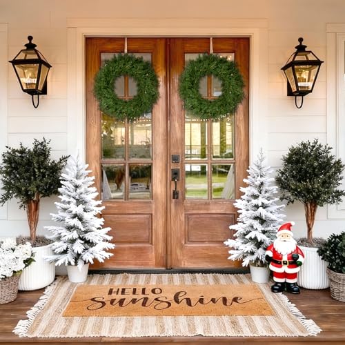 22 Inch Artificial Cedar Wreath I1091