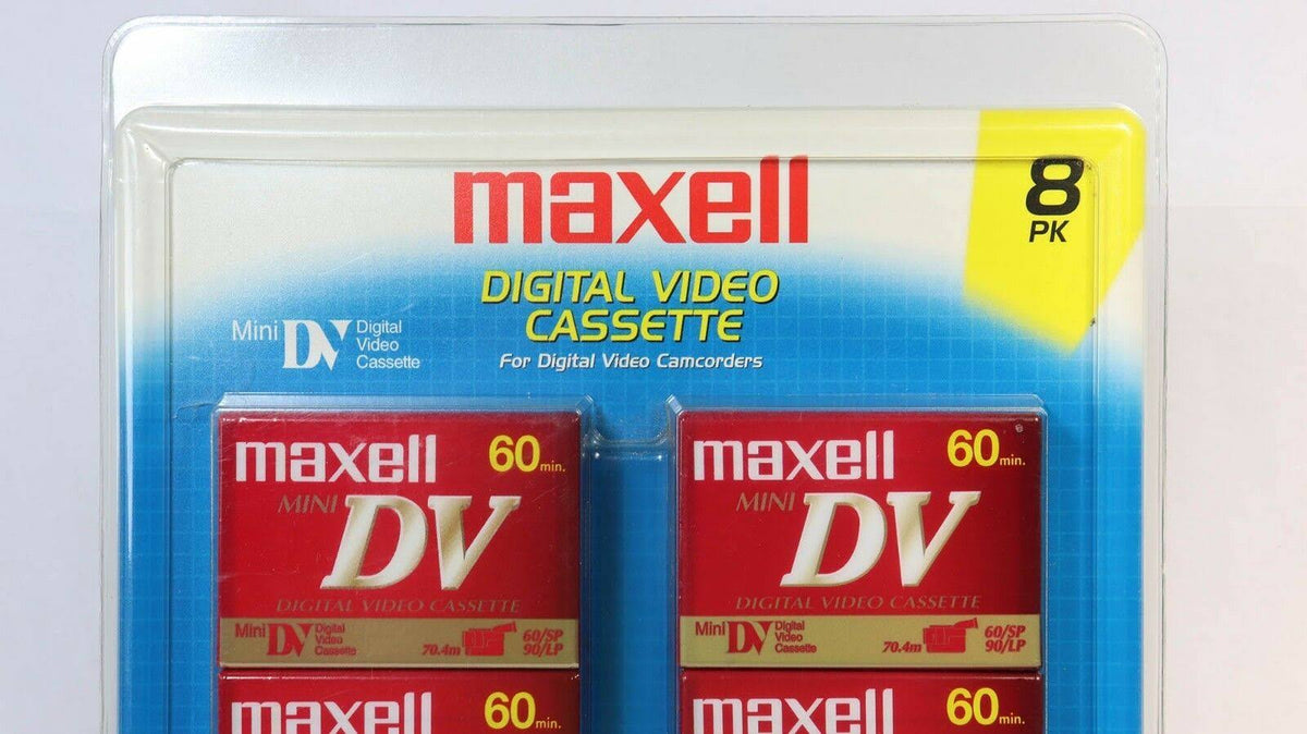 Mini DV 60min Digital Video Cassette 8 Pack R425880