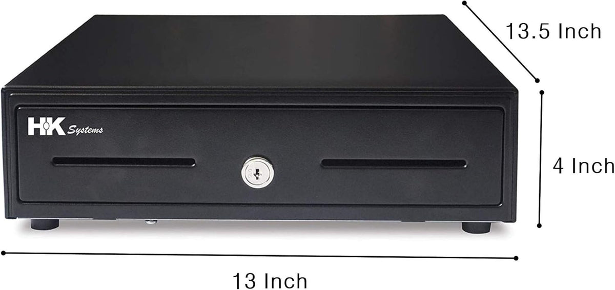 16 Heavy Duty Black Push Open Cash Drawer with Metal Bracket U712