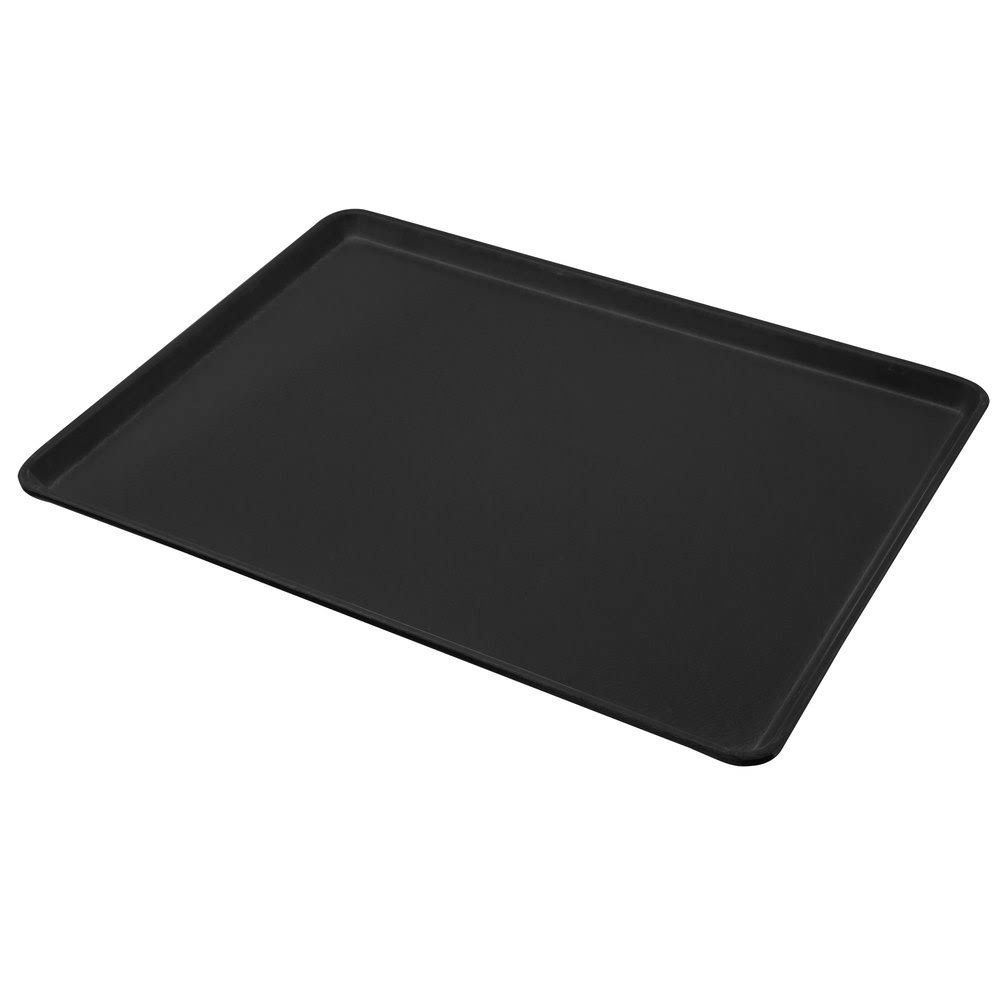 Black Glasteel Fiberglass Low Edge Cafeteria Tray M495171