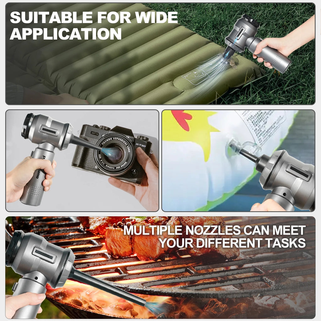 Handheld Vacuum Cordless, 18KPA Rechargeable Car Vacuum & Air Duster with 3 Gear V345265