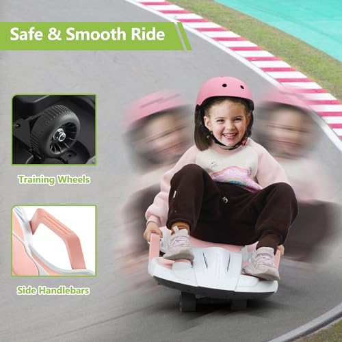 Electric Wiggle Car with Safety Handle I66247