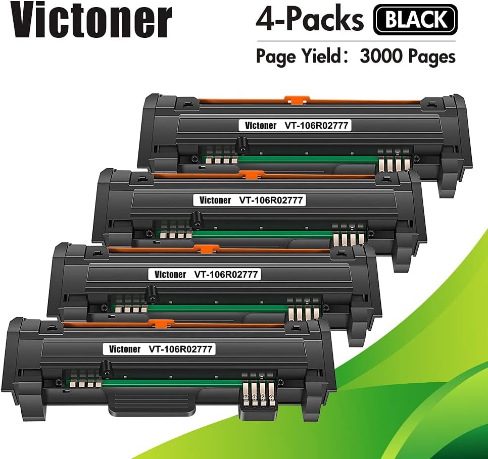 Compatible Black Toner Cartridge 4-Pack M6798