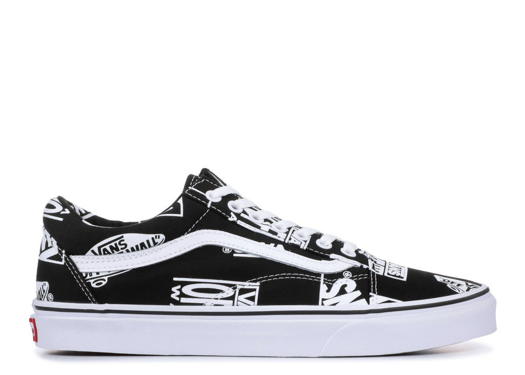 Black True White Old Skool Shoes T3416