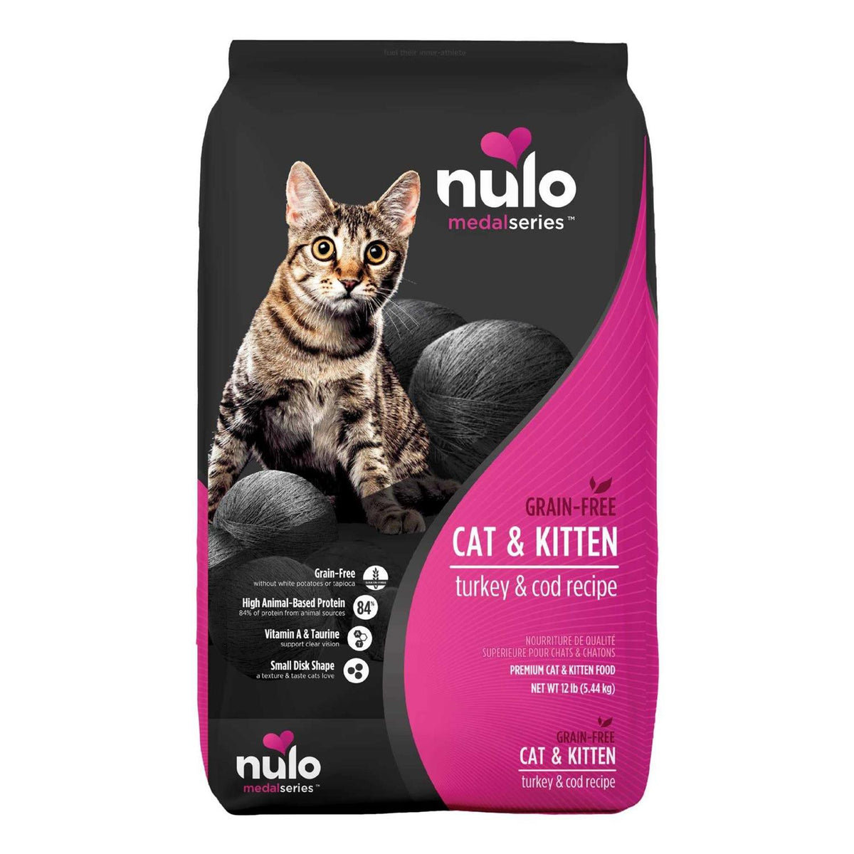 Grain-Free Turkey & Cod Dry Cat & Kitten Food B819380