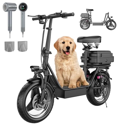 28 MPH 35 Miles Range 14'' Fat Tire Electric Scooter S9389