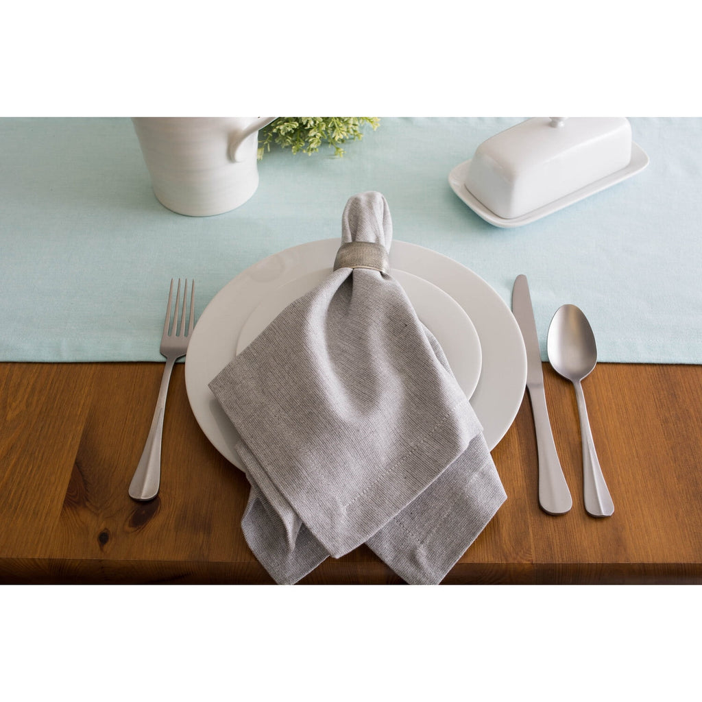 14x72" Cotton Chambray Table Runner I57365