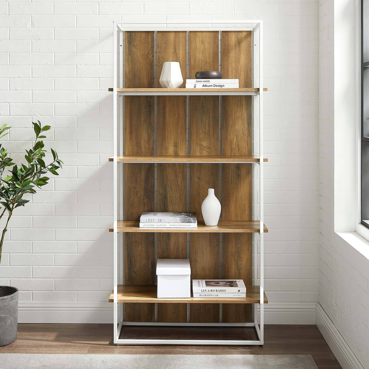 64x22 Farmhouse Bookcase C239835