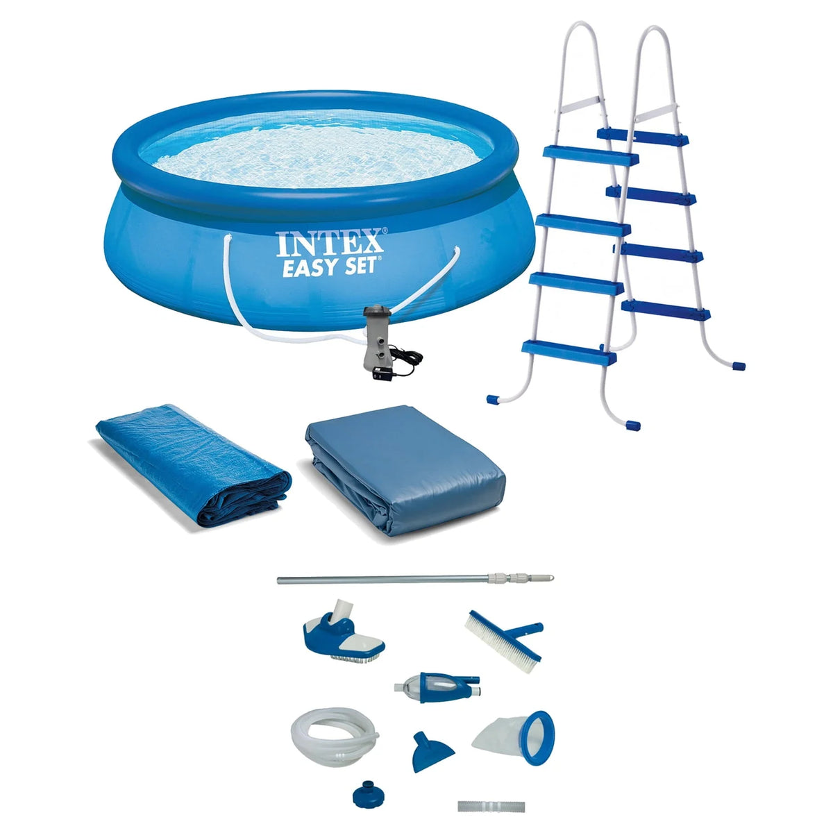 15 x 48 Inflatable Pool with Ladder and Pump I260