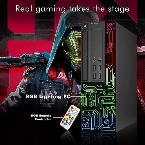 RGB Intel Core i5 Gaming Desktop PC with 24 Inch Monitor Q407