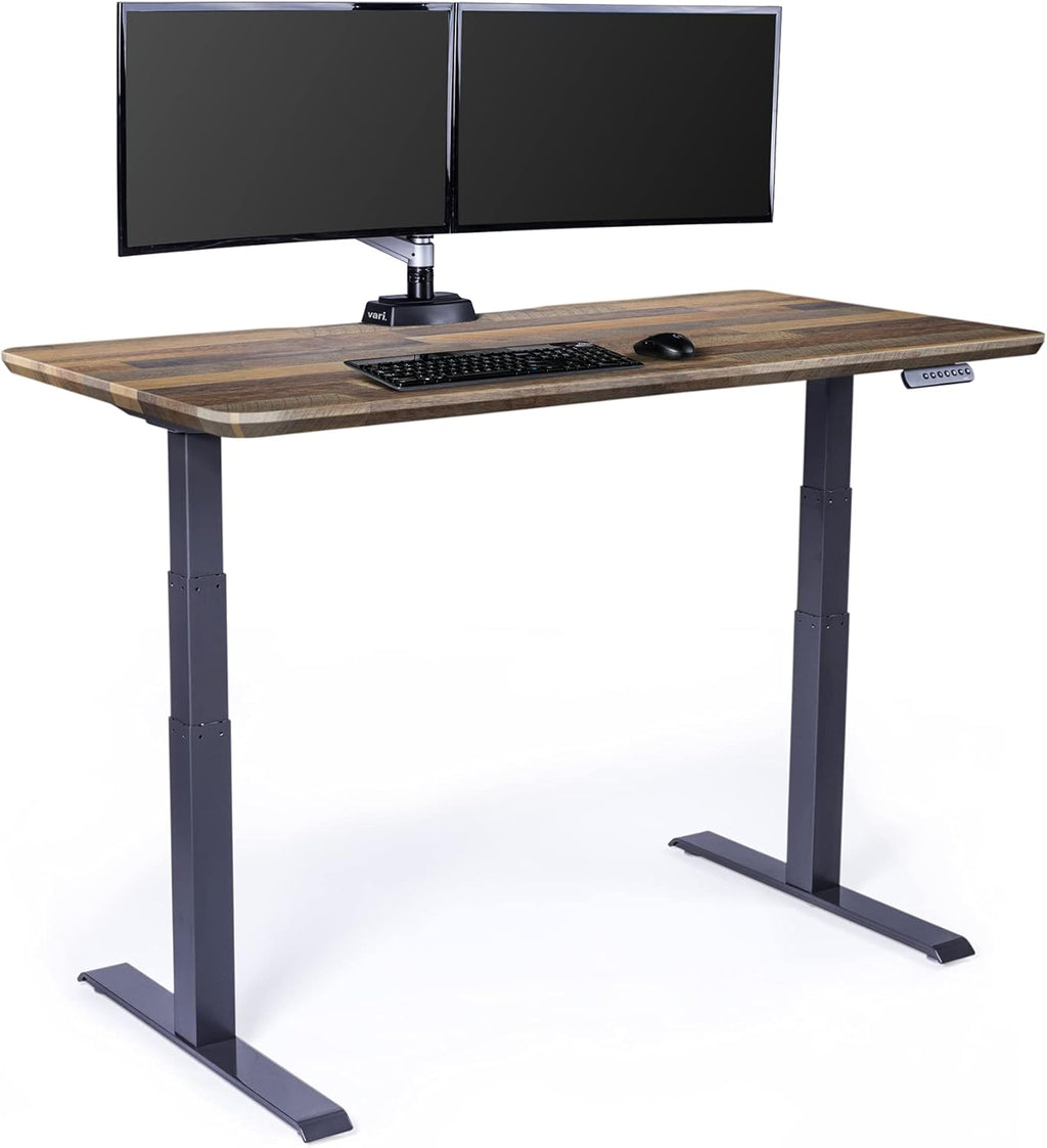 Reclaimed Wood Electric Standing Desk P28084