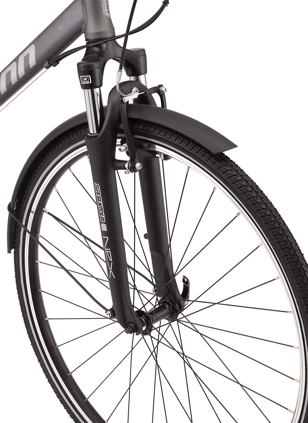 21 Speeds Hybrid Bike 700c Wheels Grey V132