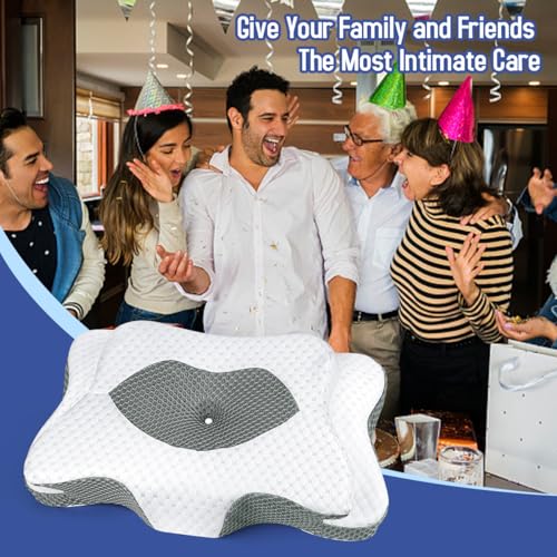 Gray Contour Memory Foam Cervical Pillow C49162