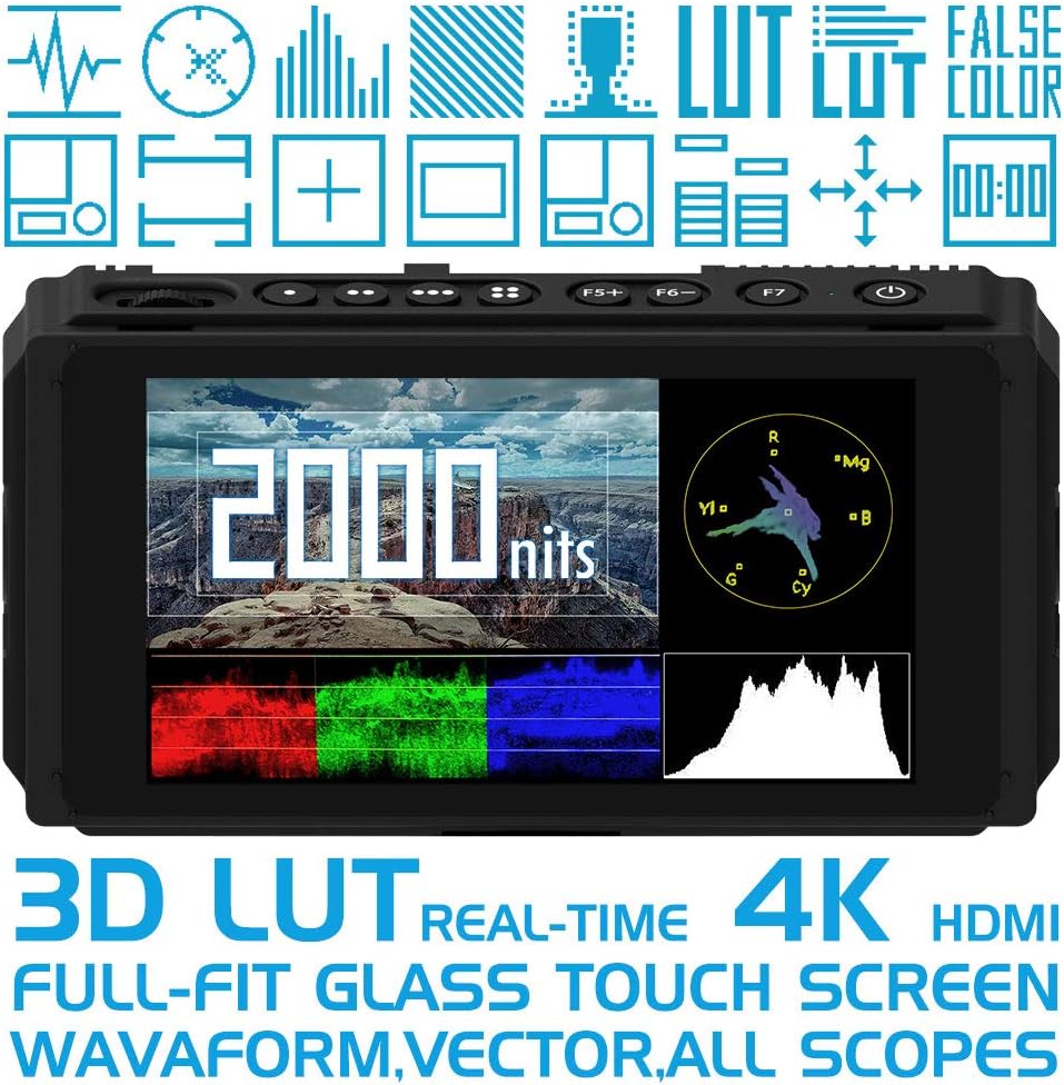 5inch Ultra Bright 2500nit Touch Screen DSLR Field Monitor O4020