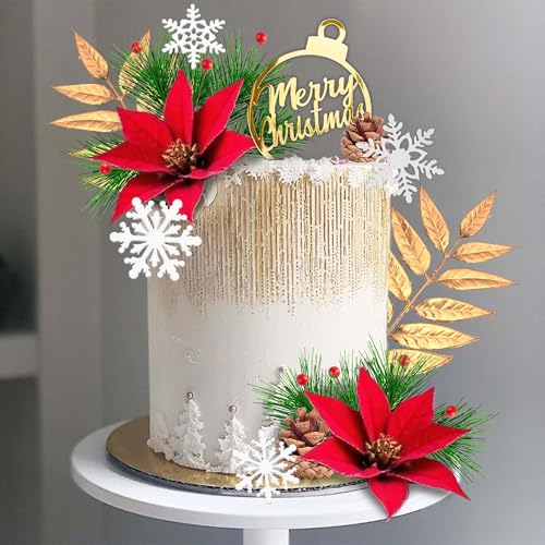 Christmas Cake Topper T40579