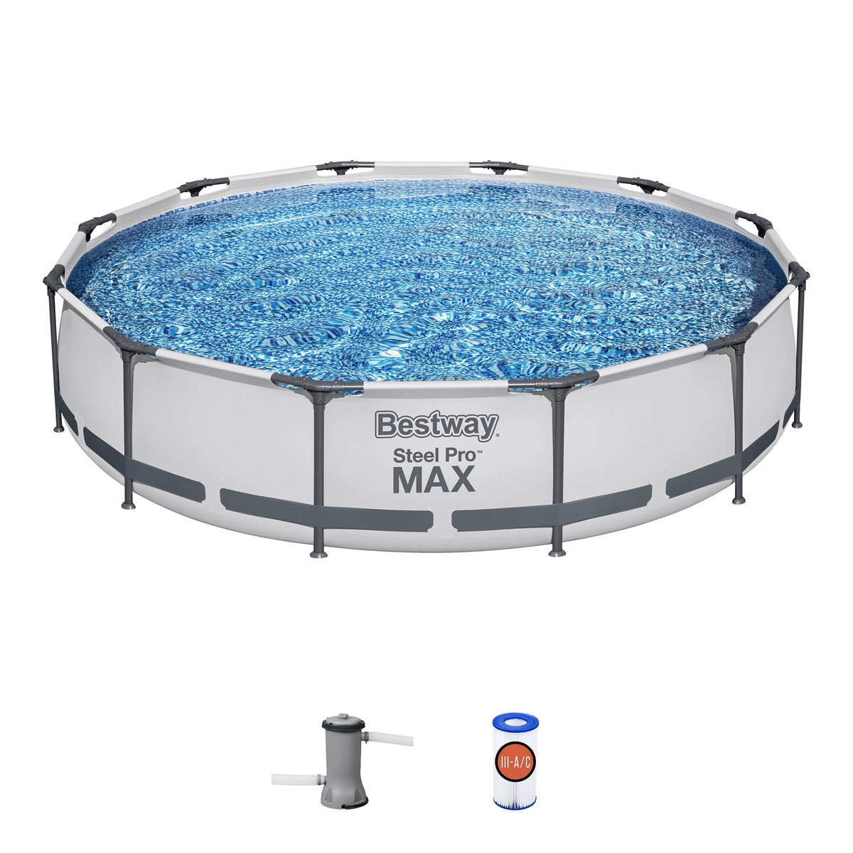 Steel Pro Max Swimming Pool Set with Filter Pump D535