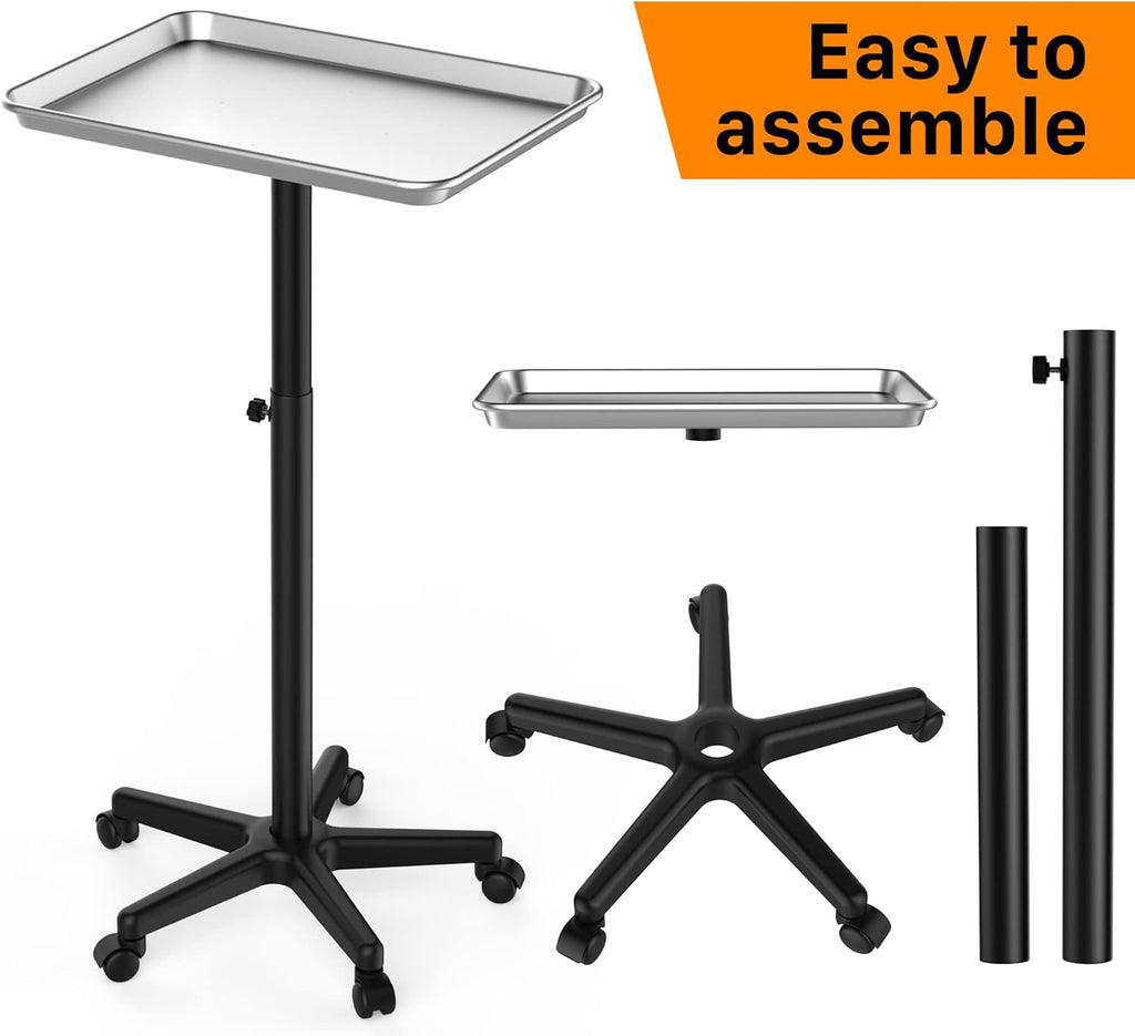 Rolling Adjustable Height Salon Tray Cart Z900299