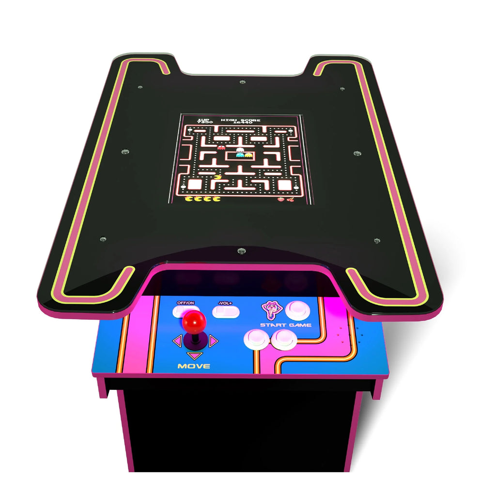 Black Head-to-Head Arcade Table with 12 Games J54491