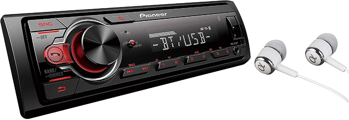Single DIN Bluetooth Car Stereo Receiver Z7481