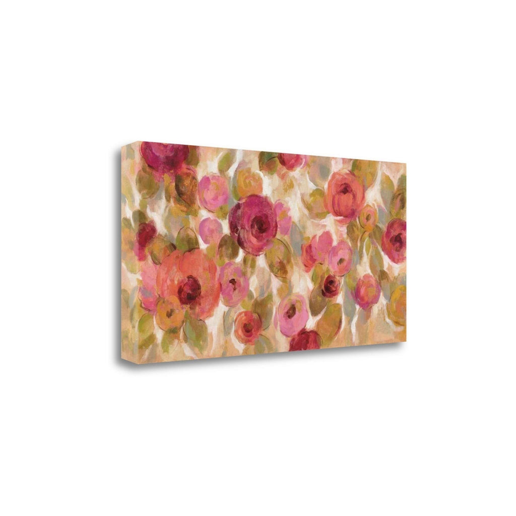 Pink Floral Giclee Canvas N2476