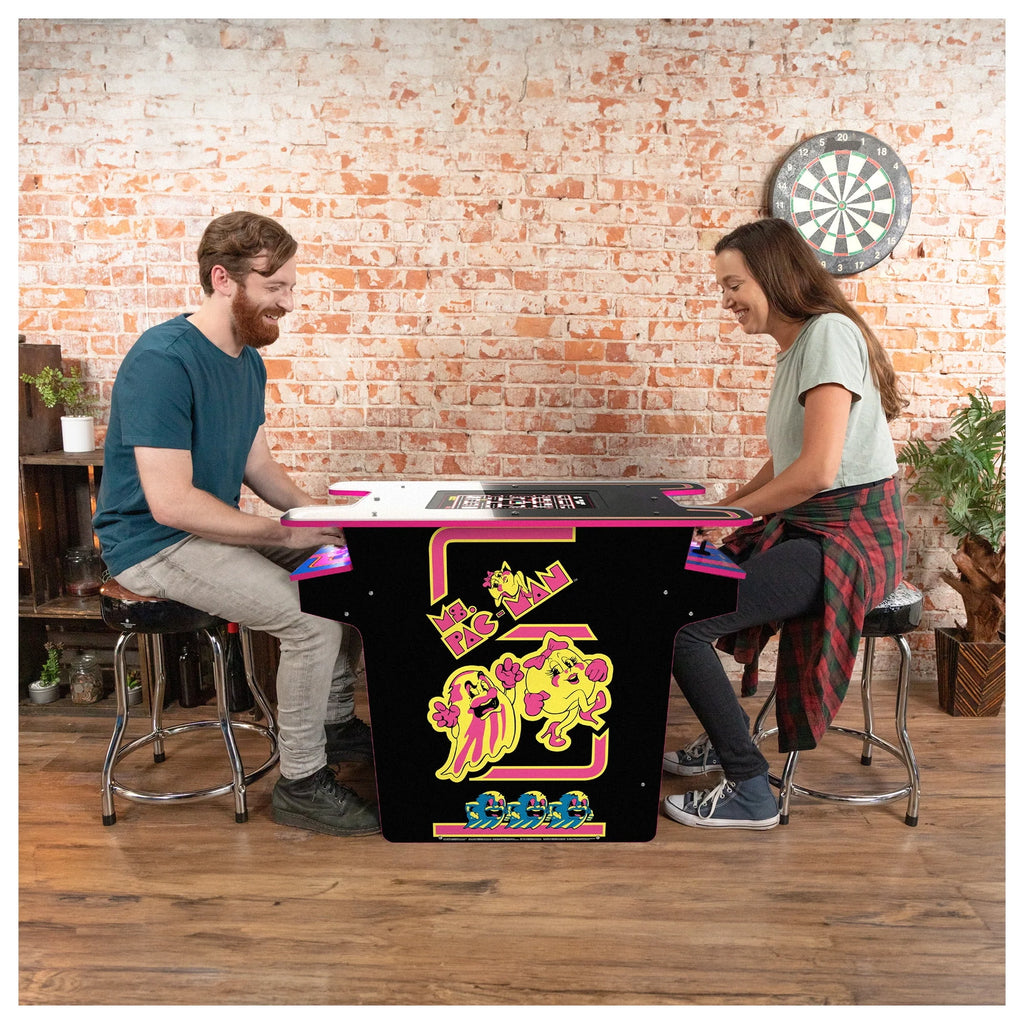 Black Head-to-Head Arcade Table with 12 Games J54491