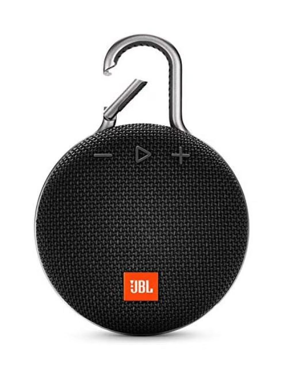 Black Portable Bluetooth Speaker with Carabiner I4705