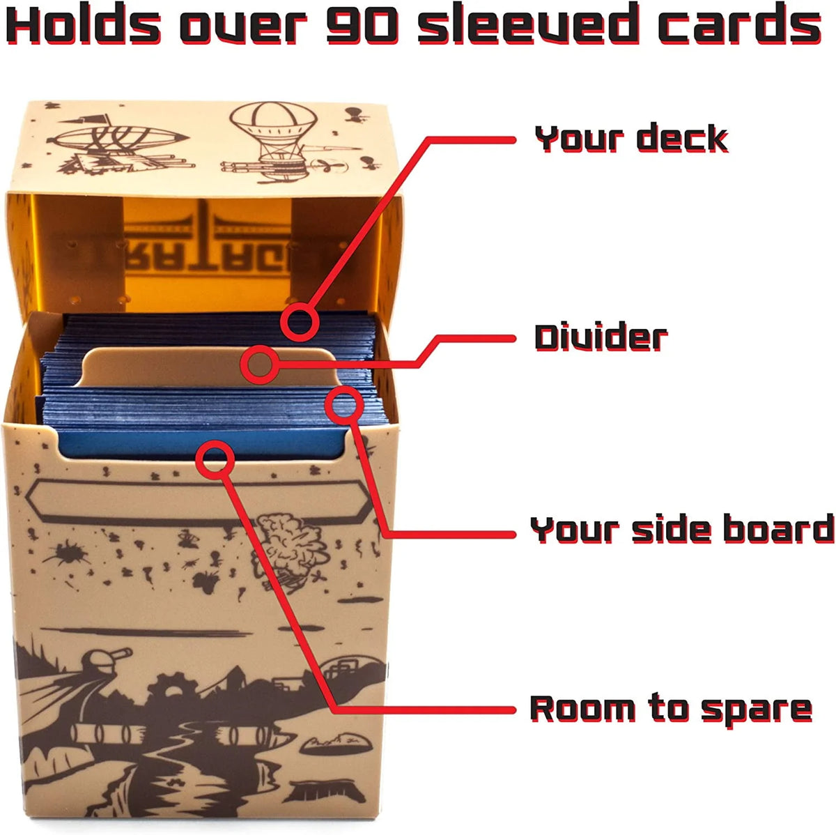 Card Deck Box with Divider 1 Pack X88123