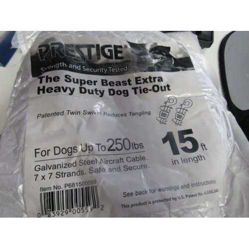 15ft XXL Dog Tie-Out N49571