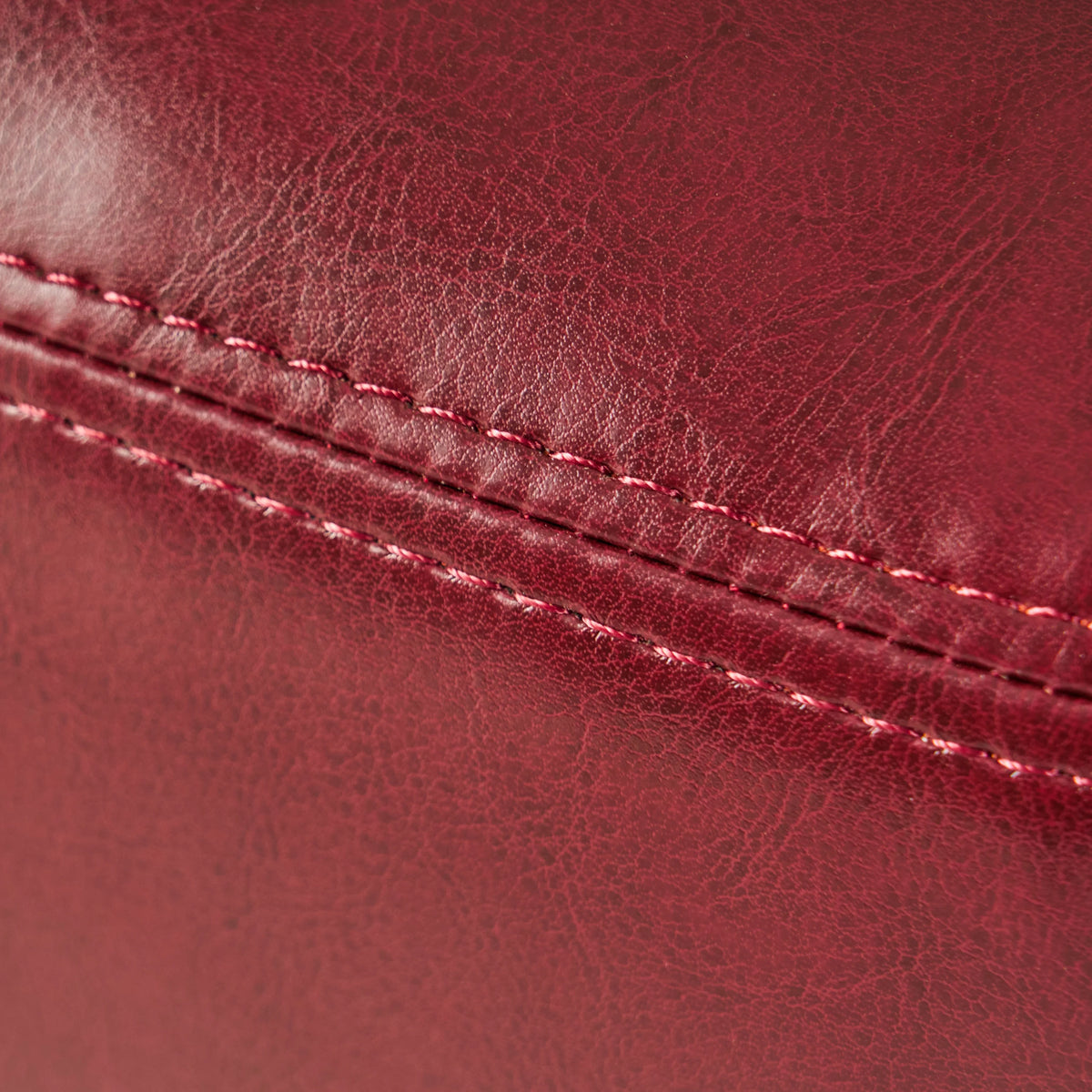 Red Bonded Leather Club Chair N397