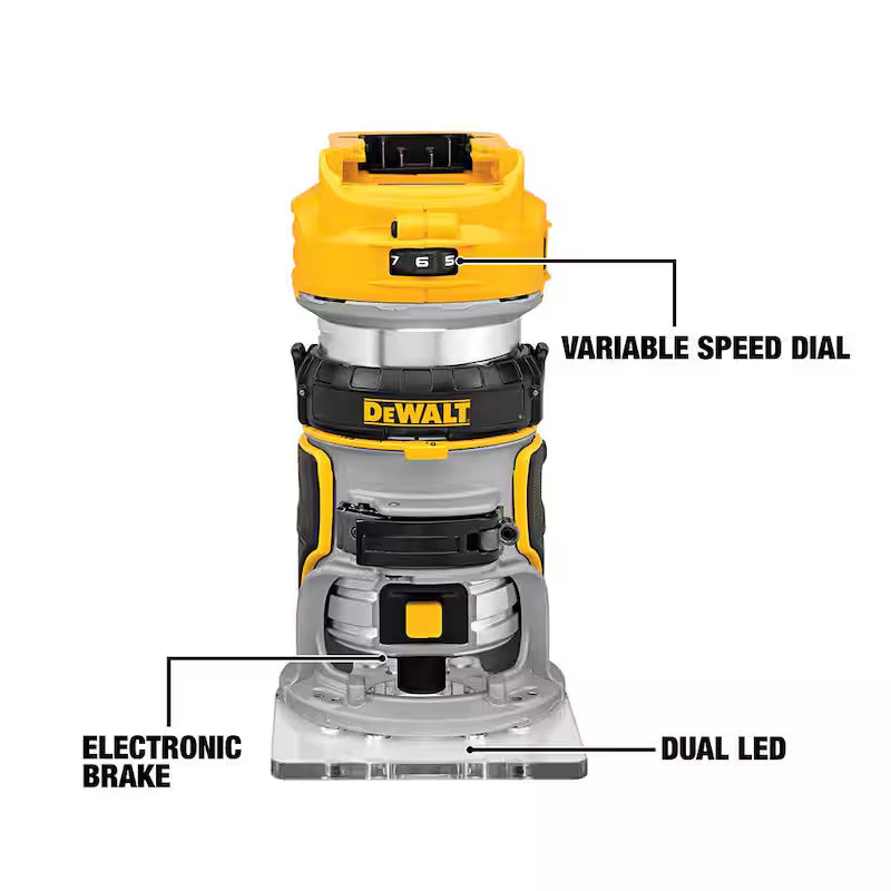 20V MAX XR Cordless Brushless Jigsaw and Router V28544