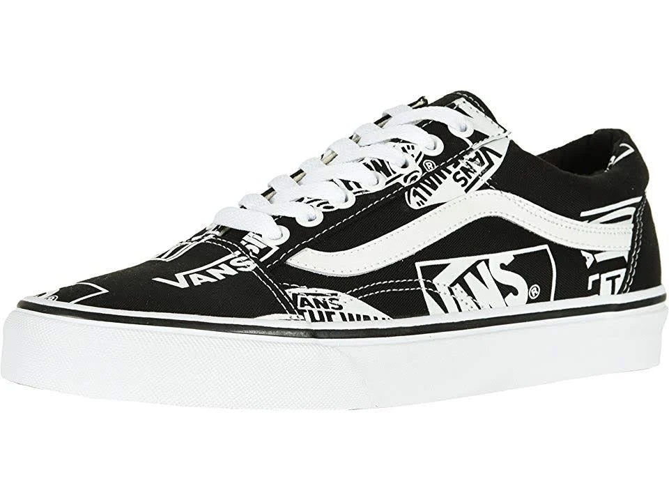 Black True White Old Skool Shoes T3416
