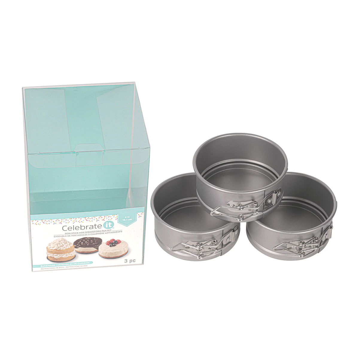 Non-Stick Mini Springform Pan Set L63767