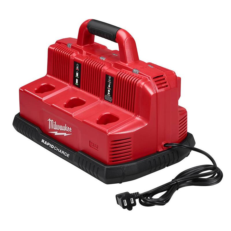12-Volt/18-Volt Lithium-Ion 6-Port Battery Charger Q637275